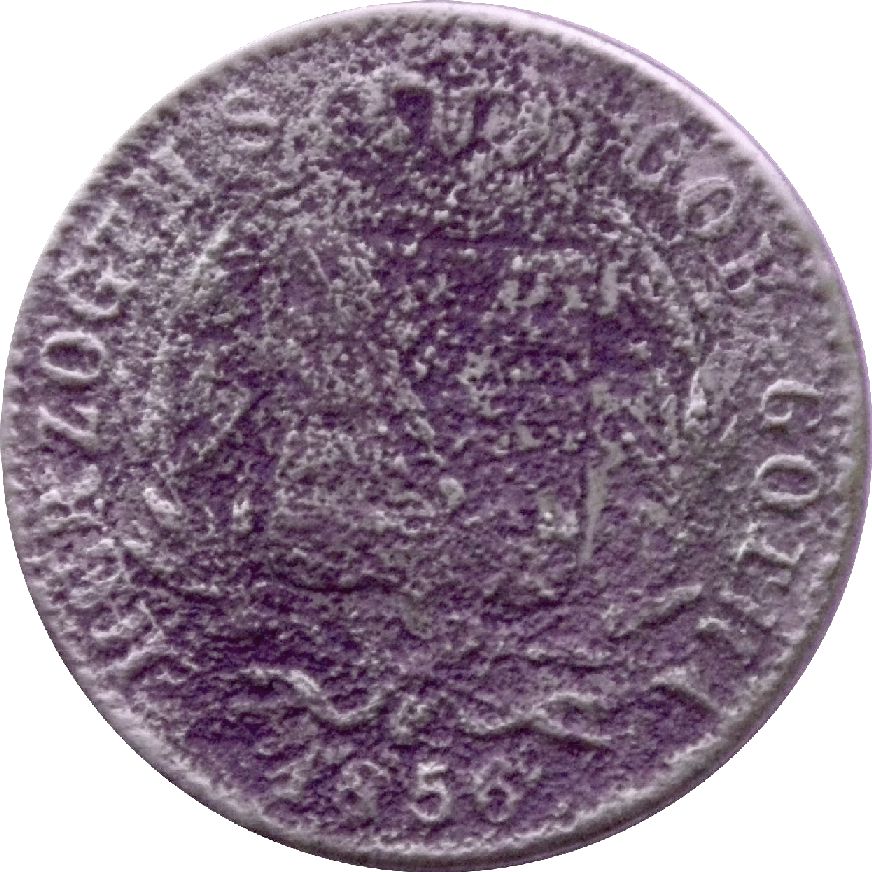 монета 1 пфеніг Німеччина, 1856 — зображення 2