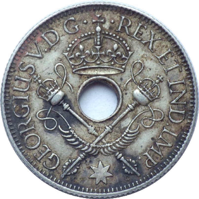 монета 1 шилінг Нова Гвінея, 1935 — зображення 2