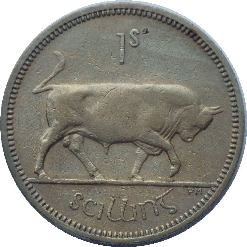 монета 1 шилінг Ірландія, 1962 — зображення 1